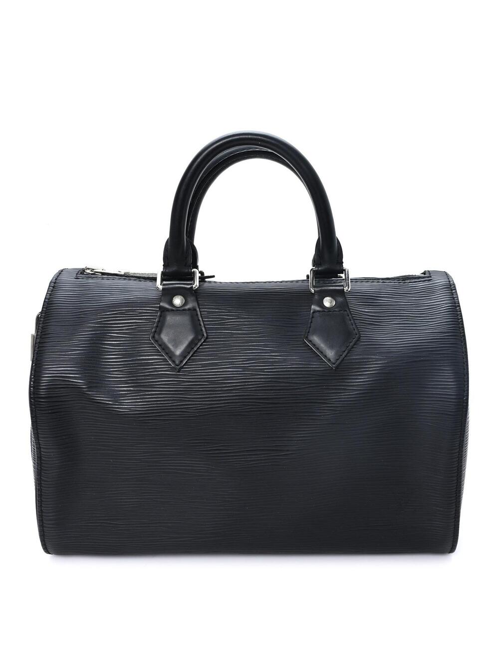 Louis Vuitton Epi Speedy 25 Black #321819L10B